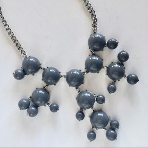 Sold!! Women’s Necklace- Gray Bubble Necklace